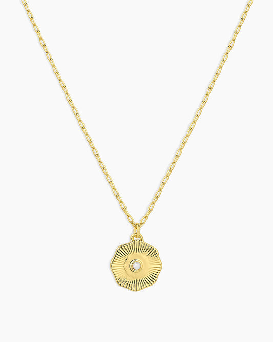 Birthstone Coin Necklace