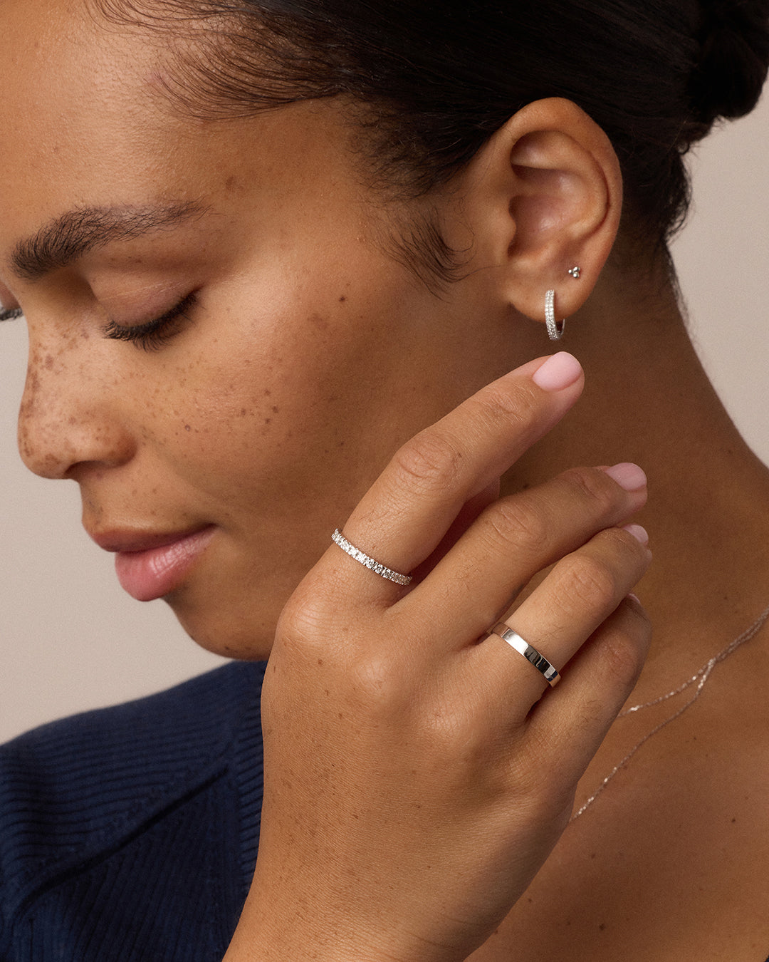 14k Gold Rose Ring