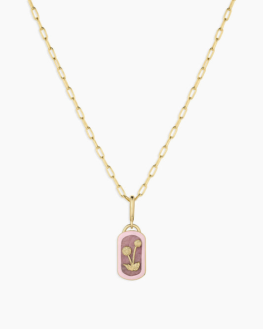 Power Gemstone Parker Charm Necklace Compassion