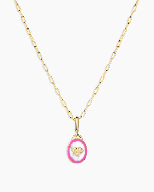 Power Gemstone Parker Charm Necklace Calming