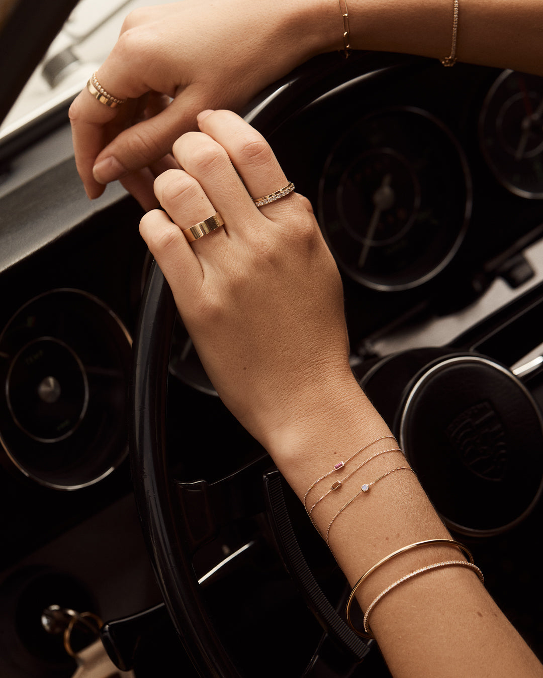 14k Gold Wilder Birthstone Bracelet