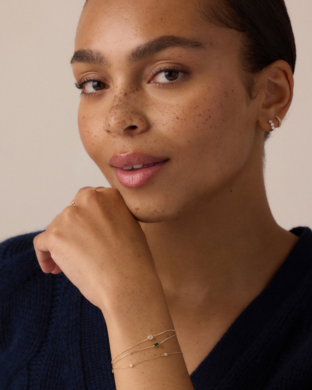 14k Gold Wilder Birthstone Bracelet