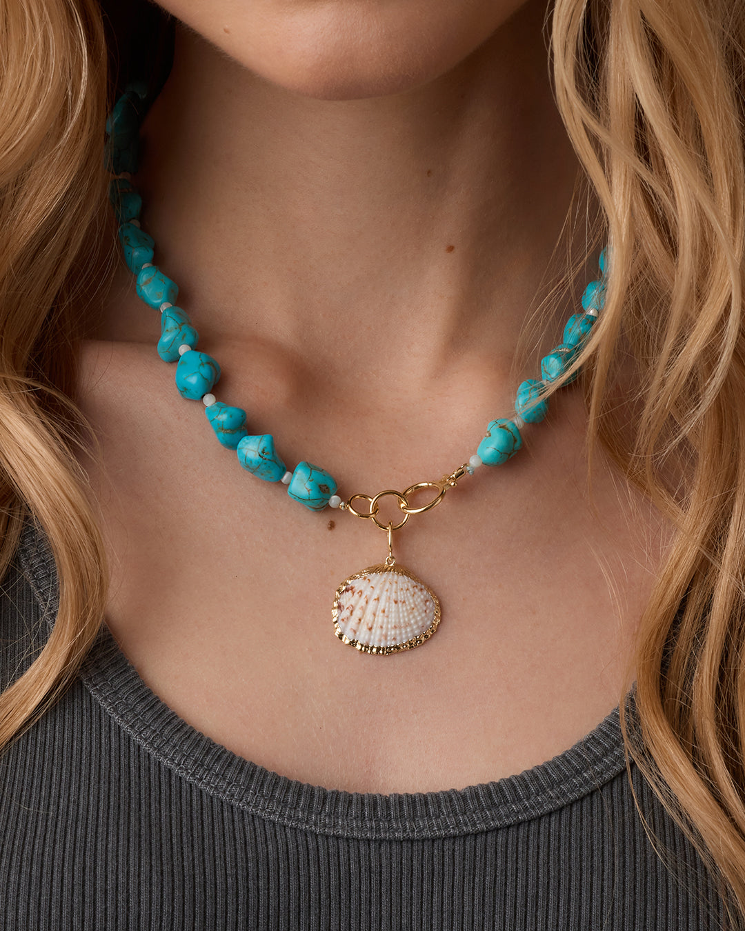 Scallop Shell Parker Charm