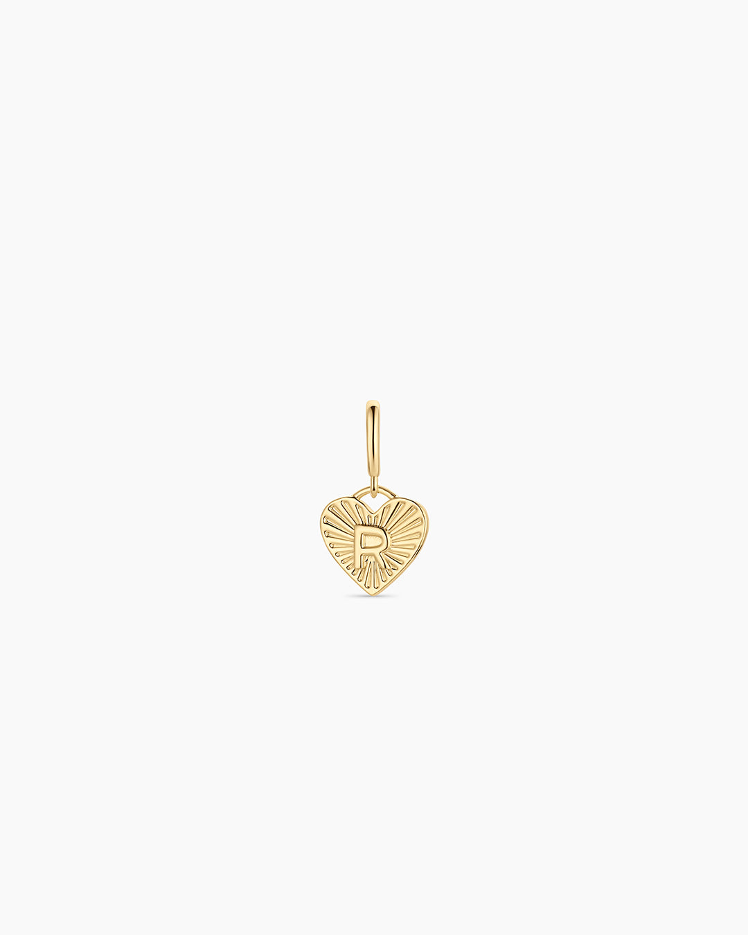 Vintage Heart Alphabet Parker Charm