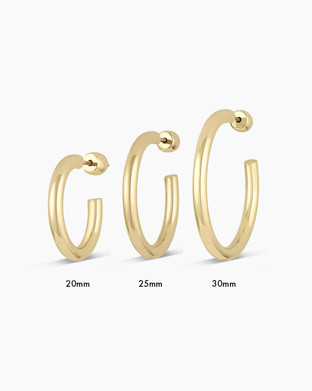 14k Gold Carter Single Hoop