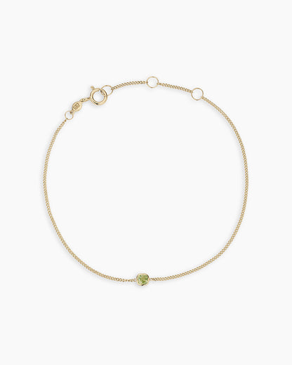 14k Gold Wilder Birthstone Bracelet