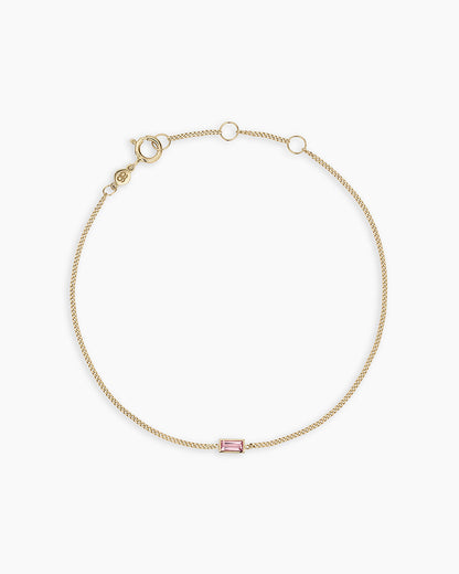 14k Gold Wilder Birthstone Bracelet
