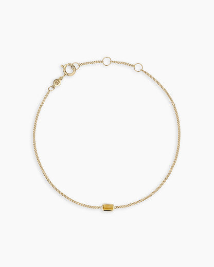 14k Gold Wilder Birthstone Bracelet
