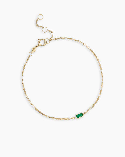 14k Gold Wilder Birthstone Bracelet