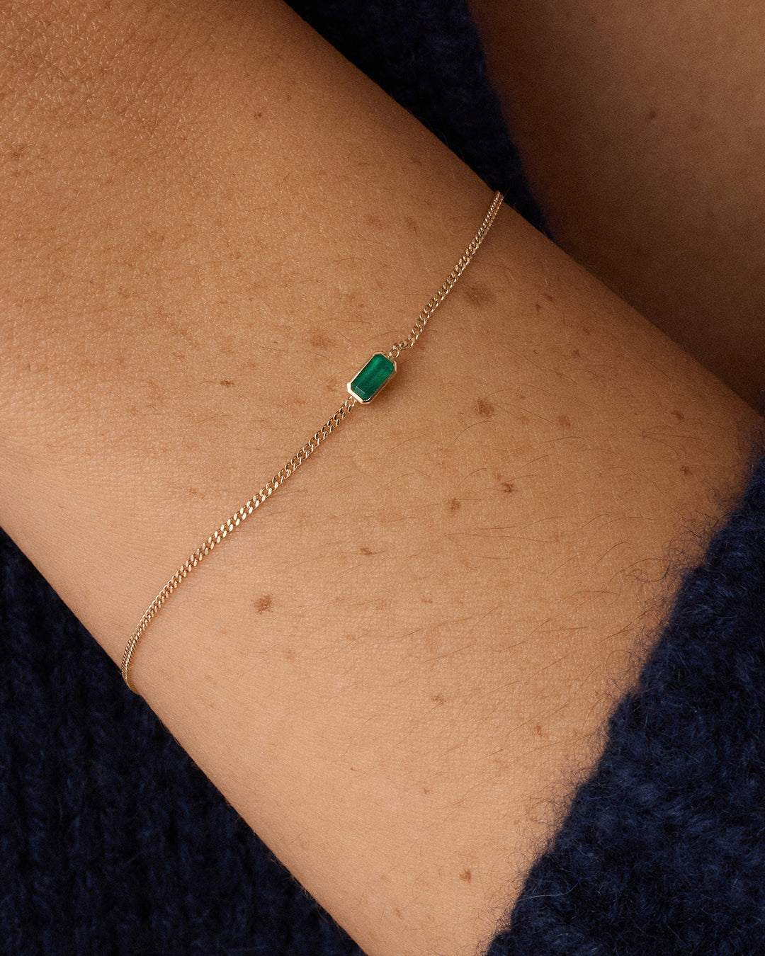 14k Gold Wilder Birthstone Bracelet