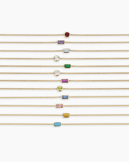 14k Gold Wilder Birthstone Bracelet