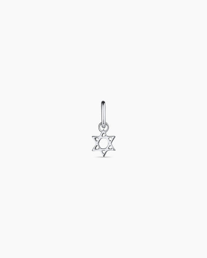 14k Gold Star of David Charm